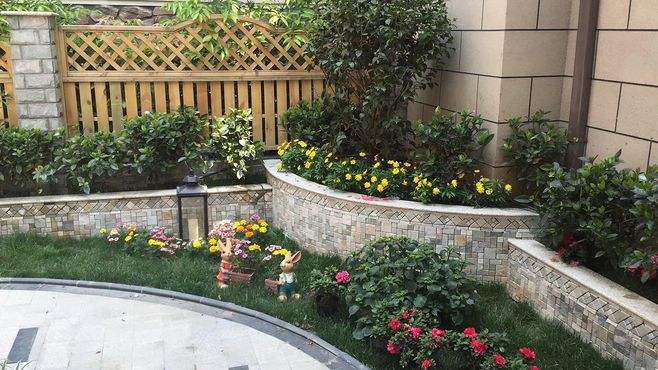 庭院花园设计花池、花坛、花境、花台、花箱等该如何配置