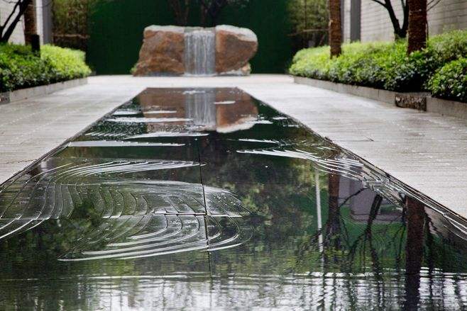 成都绿之艺园林：庭院花园水景防水要求和施工技术措施